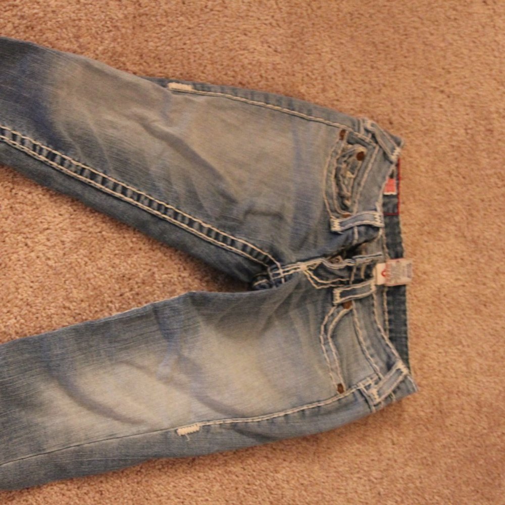 True Religion Skinny-Fit Cropped Jeans